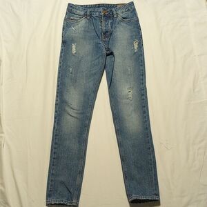 ASOS Distressed Cotton Blue Jeans Waist 26